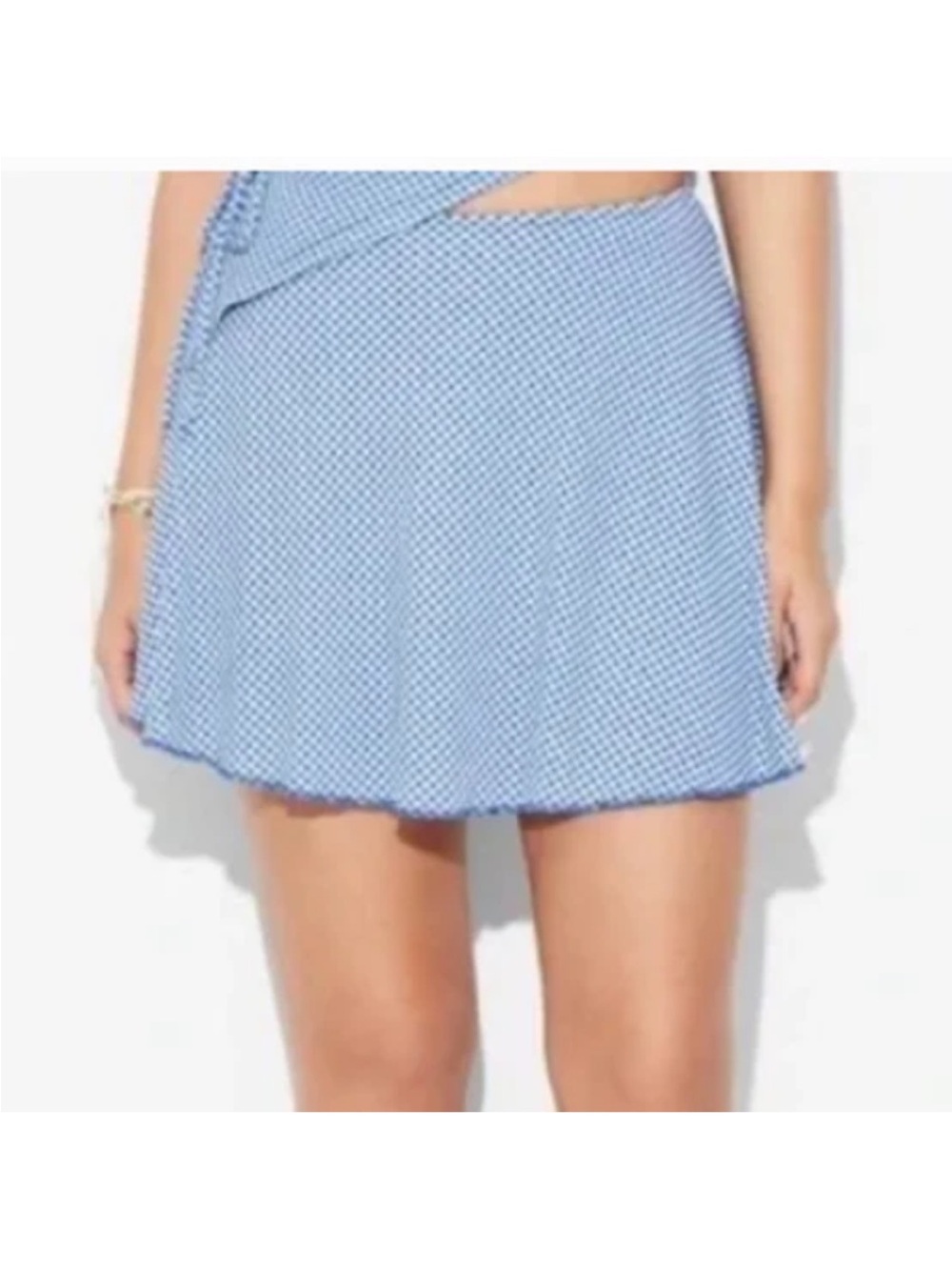 Mid-Rise Skort - Wild Fable™ Cobalt Gingham